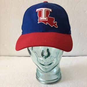 Louisiana Tech Bulldogs Blue 100% Wool Hat 7.25